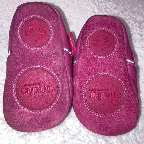 Smaller see Kai run 0/6m raspberry pink Mary Jane Tamar - Picture 5 of 7